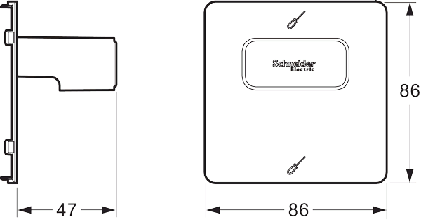 LK FUGA Bordholder til Wiser Gateway