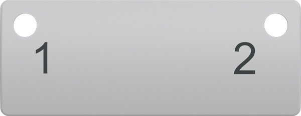 Tangent 1 / 2 for Wiser trådløs lysdæmper Lysegrå