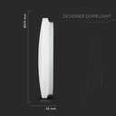 18W LED Dome Lys - 300mm Stjerneoverflade, CCT 3i1, Rundt