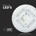18W LED Dome Lys - 300mm Stjerneoverflade, CCT 3i1, Rundt