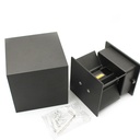 LEDlife CUBIC 6W Væglampe Sort Firkantet Op/Ned Justerbar Inde/Ude IP65 inkl. Lyskilde - 6W Effekt 230V 450lm RA 80