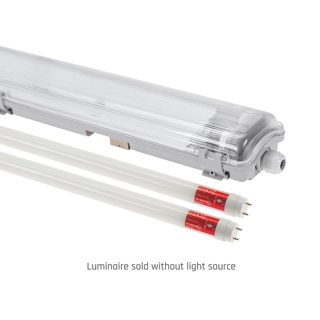 Limea LED armatur for LED rør 2x150cm IP65