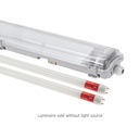 Limea LED armatur for LED rør 2x150cm IP65