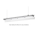 Limea LED armatur for LED rør 2x150cm IP65