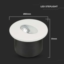 3W Trinlys LED Pære - 4000K, Rund, 270lm, RA80 - Energibesparende belysning til ethvert rum