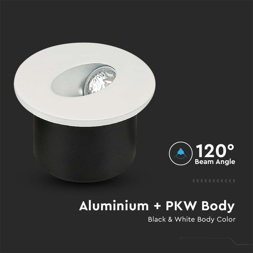 3W Trinlys LED Pære - 4000K, Rund, 270lm, RA80 - Energibesparende belysning til ethvert rum