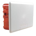 Batibox Mediabox 2x5M, hvid, 285x142x50 mm