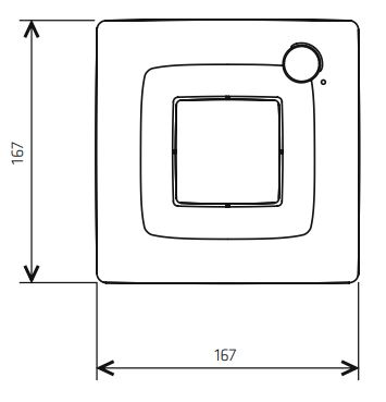 Ventilator Silent One Ø100 mm, med adaptiv hygrostat, hvid