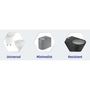 PARETE 2xGU10 væglampe sort