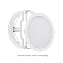 ALGINE Downlight 2-i-1 til overflade eller indbygning 18W 1800Lm 230V