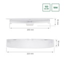 ALGINE Downlight 2-i-1 til overflade eller indbygning 18W 1800Lm 230V