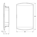 Lågesæt for PGE 150- 14 hvid