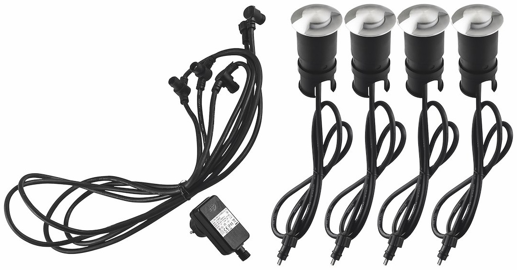 Nedgravningsspot Tellus 2 LED-Kit
