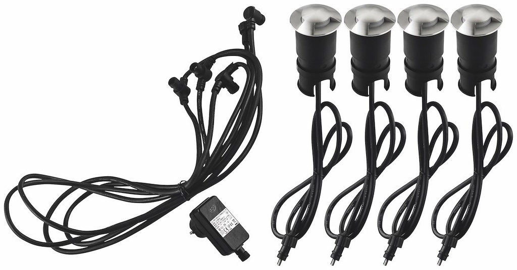 Nedgravningsspot Tellus 3 LED-Kit