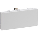 LK Fuga blinddæksel 2 modul vandret lysegrå