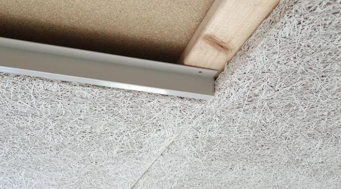 LED lysskinne 35W 120 cm 3000K til Troldtekt og akustikloft, 24V