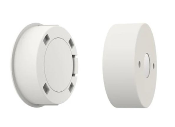 LEDlife rWave rund mini fjernbetjening - 1 zone, inkl. magnetholder, batteri