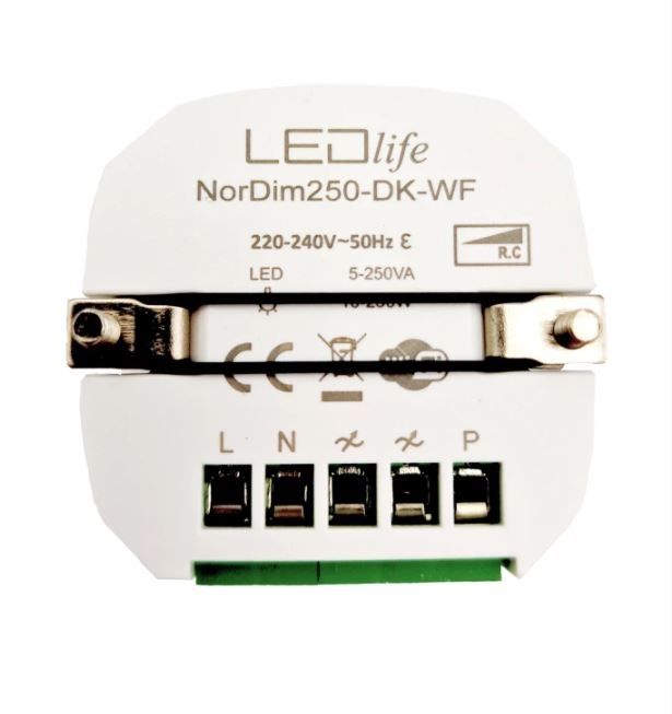 LED-Lysdæmper 250W m. Wifi og Korrespondance