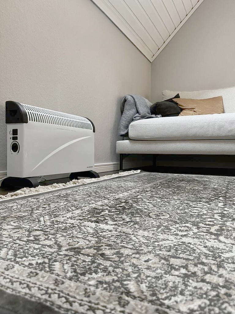 Konvektorradiator med turboblæser