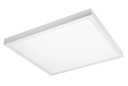 Ramme til 60x60 LED panel - Samles hurtigt, plast hjørner, Uden synlige skruer, hvid kant