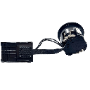 Udendørsspot m. GU10 fatning - Sort, IP44, godkendt i isolering