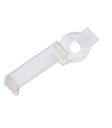 20 stk. klare monteringsklips til LED strip - 10mm