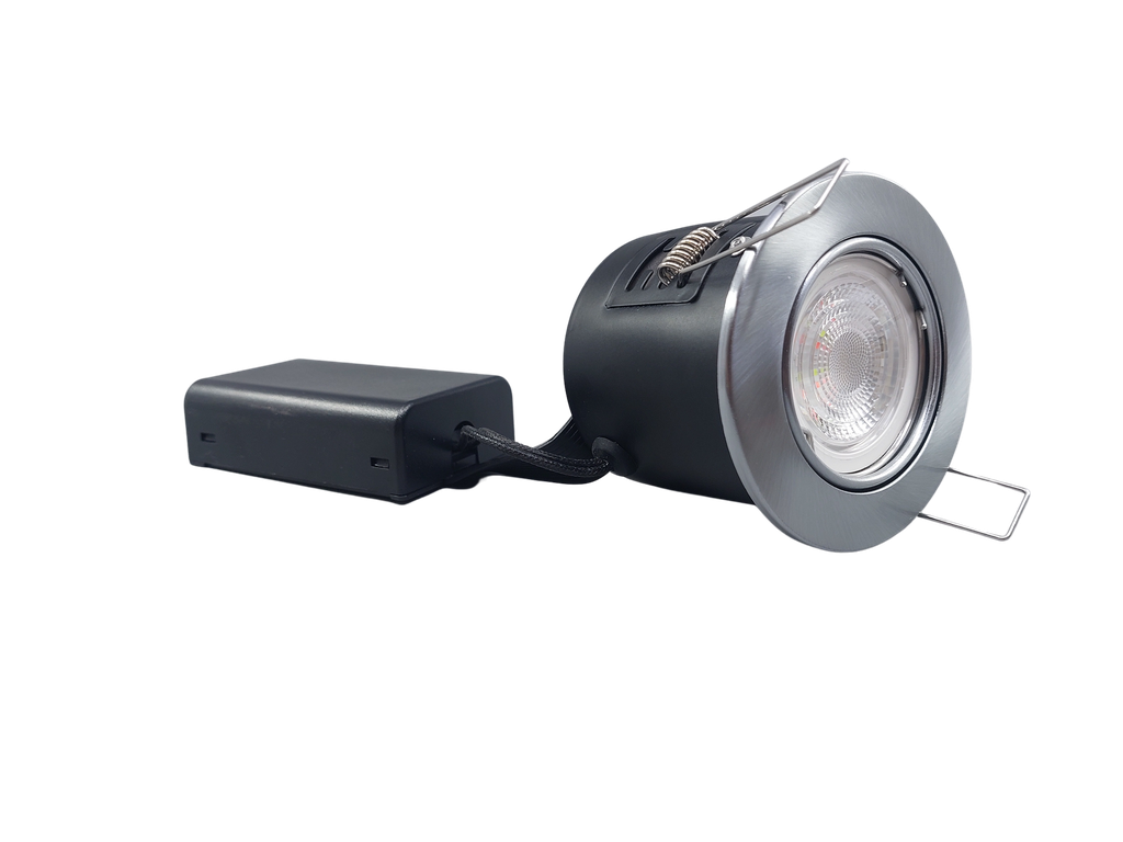 Pro indbygningsspot m. dæmpbar 4,5W Osram LED pære - Super farvegengivelse - Børstet