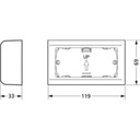 Fuga underlag 2 modul Softline vandret u. sprosse