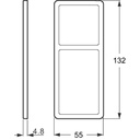 LK Fuga ramme SLIM 55 2½m - stål