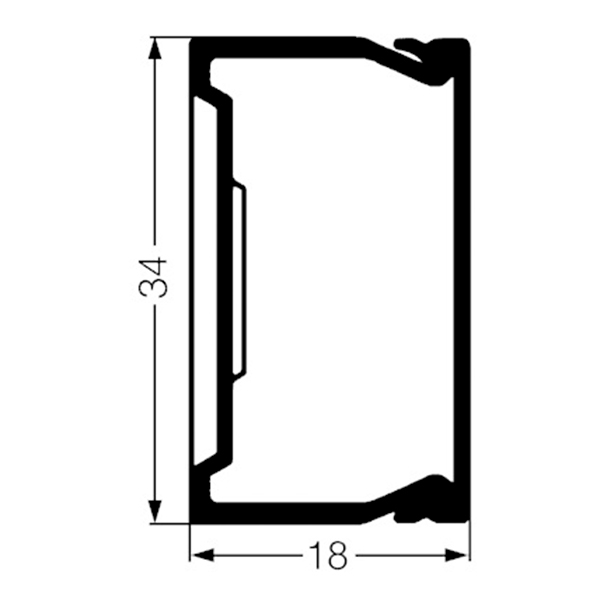 REHAU Kanal 20/35 PH  (2m)