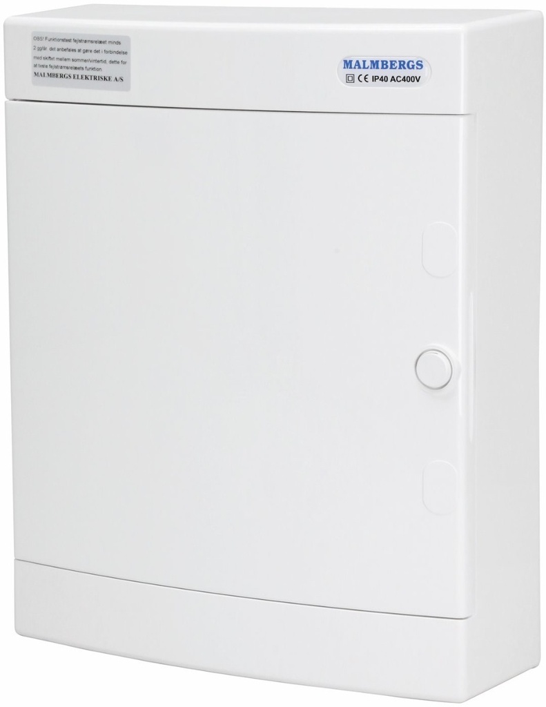 Færdigmonteret gruppetavle – 1x16A 3P+N + 1x10A 3P+N + 4x 10A 1P+N + Transient