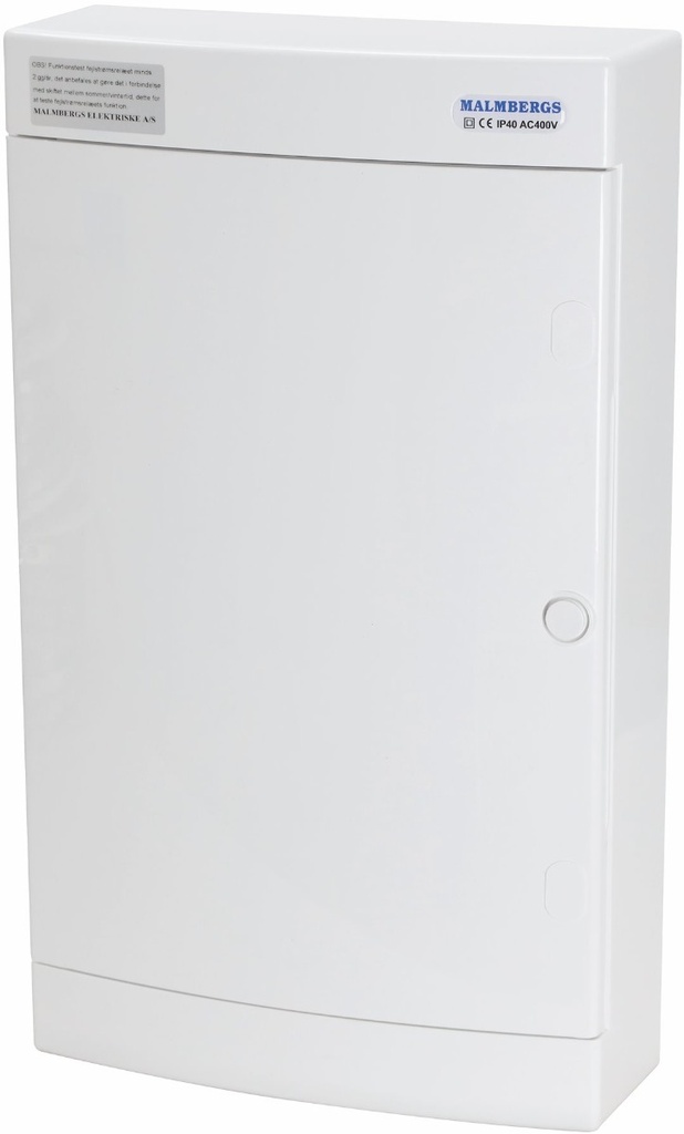 Færdigmonteret gruppetavle – 1x16A 3P+N + 6x 10A 1