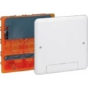 Batibox Mediabox 1x5M, hvid, 142x142x50 mm