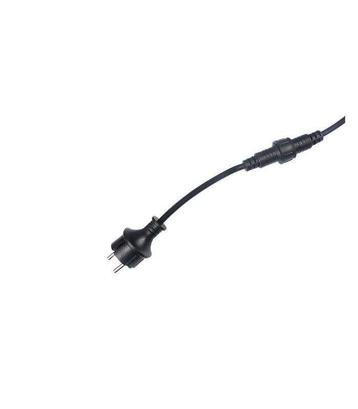 Lyskæde til 20 stk. E27 pærer - 20 meter, IP44, 230V, uden lyskilde