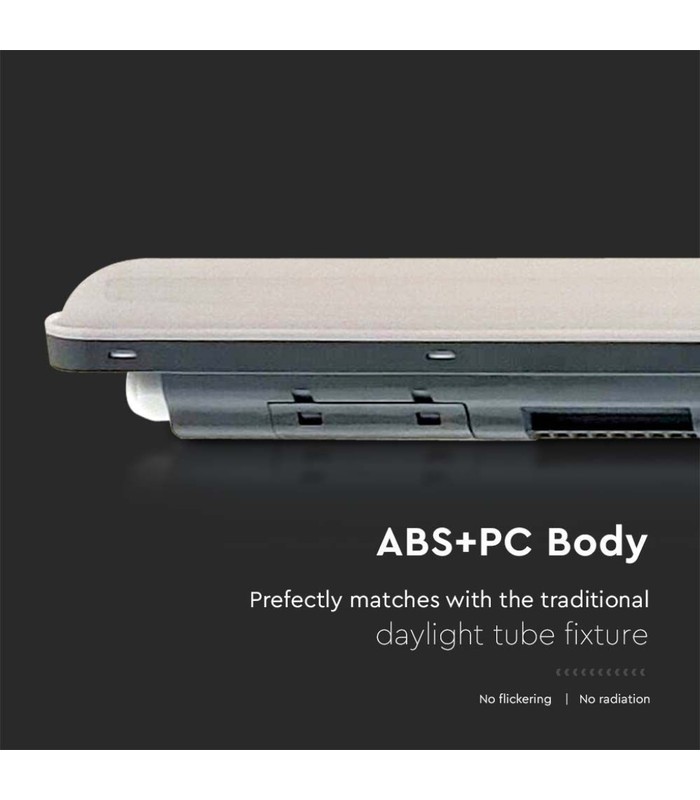 V-Tac Vandtæt LED Armatur - 120 cm, 4320lm, 36W, R