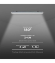 V-Tac Vandtæt LED Armatur - 120 cm, 4320lm, 36W, R