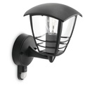 Creek IR wall lantern black 1x60W 230V