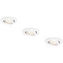 enif recessed white 3x50W 230V