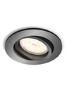 PHILIPS Donegal Indbygningsspot GU10 u/ lyskilde Grå