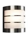 Calgary wall lantern inox 1x60W 230V