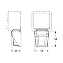 OPUS® 74 Industri - Kabelafgang