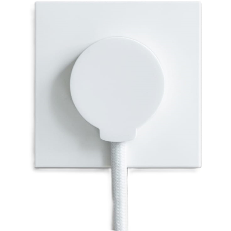 NORM flad stikprop, hvid