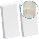 LK Fuga tangentsæt til dobbeltafbryder, ny model - hvid