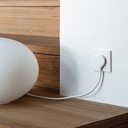 NORM flad stikprop, hvid