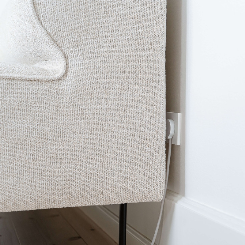 NORM flad stikprop, hvid