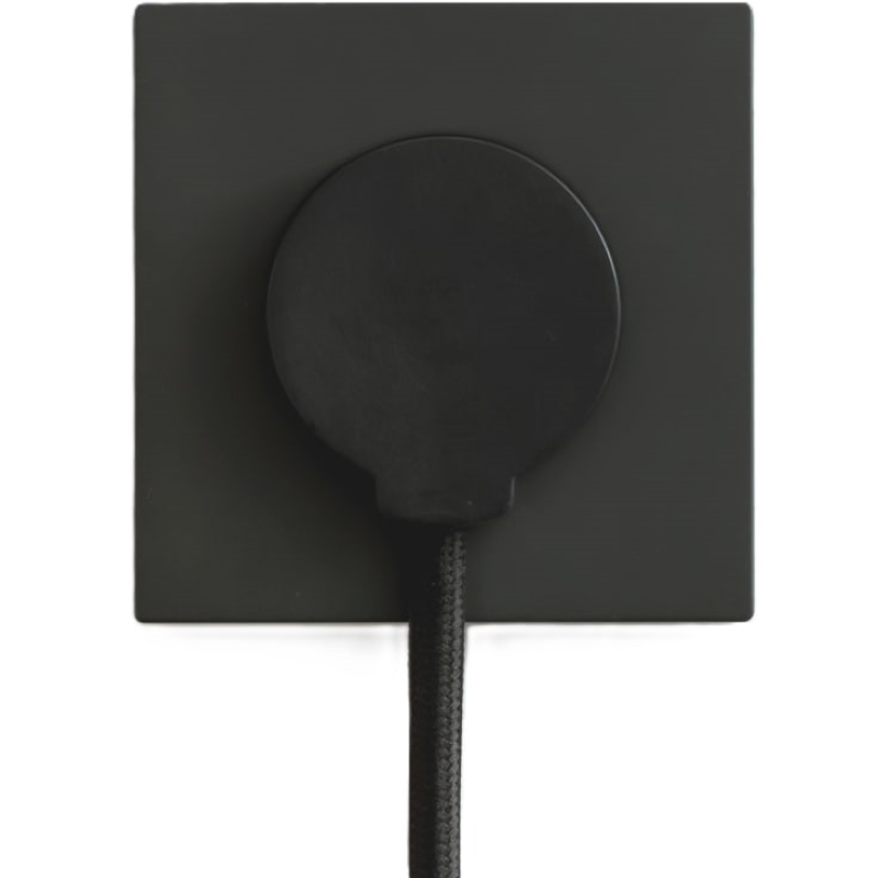 NORM flad stikprop, sort