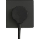 NORM flad stikprop, sort