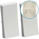 LK Fuga tangentsæt til dobbeltafbryder, ny model - lysegrå