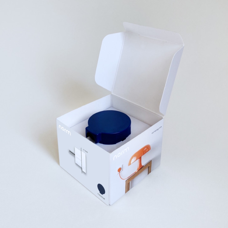 NORM flad stikprop, blå