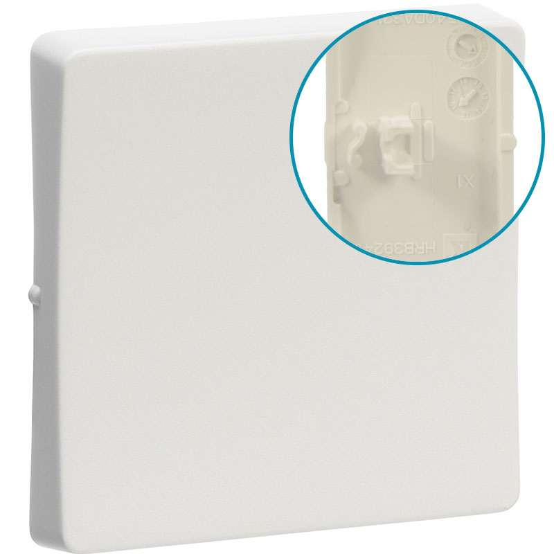 LK Fuga afbryder tangent, ny model - lysegrå